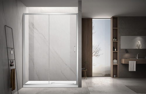 Душевая дверь Aquatek АРИЯ AQ ARI RA 10020CH 100х200 стекло прозрачное профиль хром глянцевый - фото 4